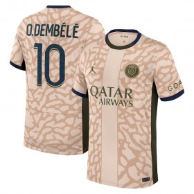 Camisetas Paris Saint Germain O. Dembele 10 4ª Jordan 2023-24 - Hombre